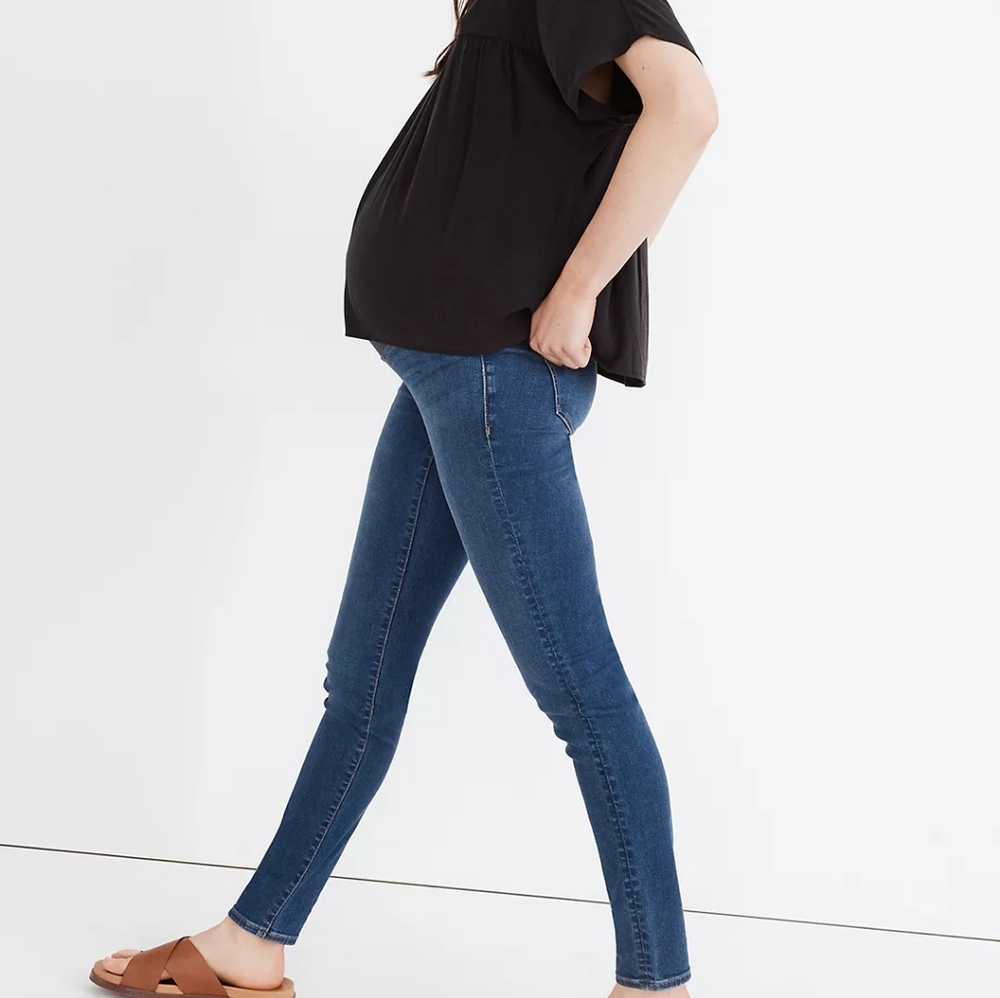 Madewell maternity skinny jeans